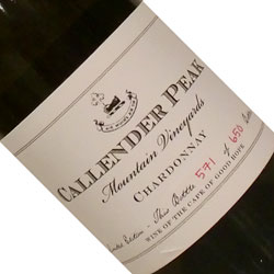 カレンダーピーク マウンテンヴィンヤード　シャルドネ