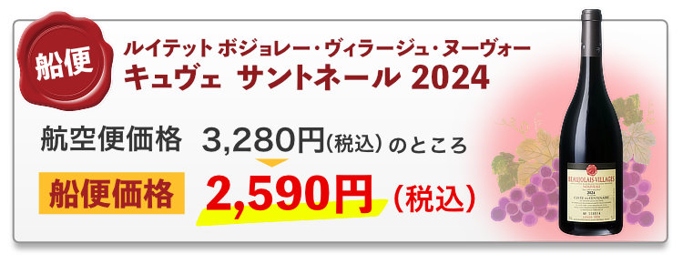 船便 ルイテット ボジョレー ヴィラージュ・ヌーヴォー キュヴェ サントネール 2024