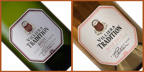 南アフリカ本格スパークリングワイン 白・ロゼ 2本セット