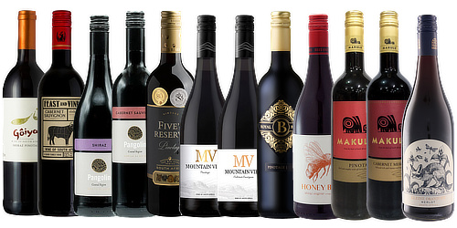 日常ワイン12本セット赤だけ