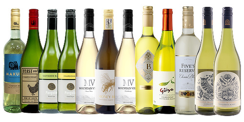 日常ワイン12本セット白だけ