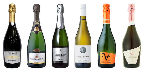 世界の辛口スパークリングワイン6本セット