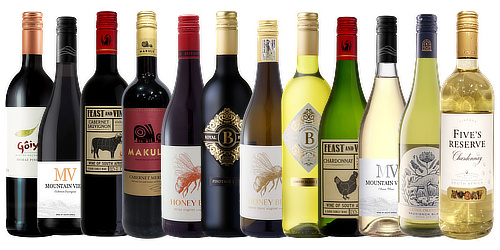 日常ワイン12本セット赤白