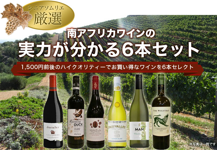 南アフリカワインの実力６本セット